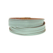 bracelet femme tendance cuir vert