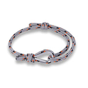 bracelet cordon marin homme gris
