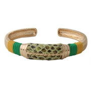 bracelet jonc femme fantaisie doré