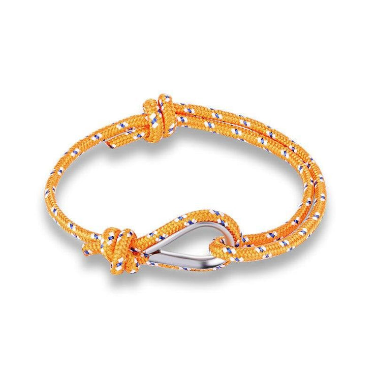 bracelet cordon marin homme jaune