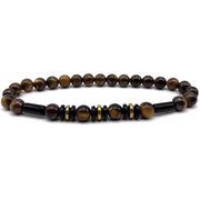 bracelet perle pour homme marron