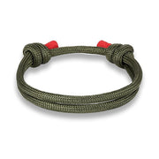 bracelet homme corde kaki