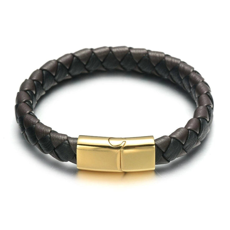 bracelet cuir homme pas cher noir