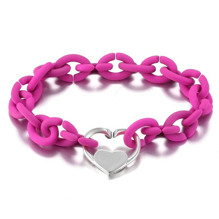 bracelet caoutchouc tendance