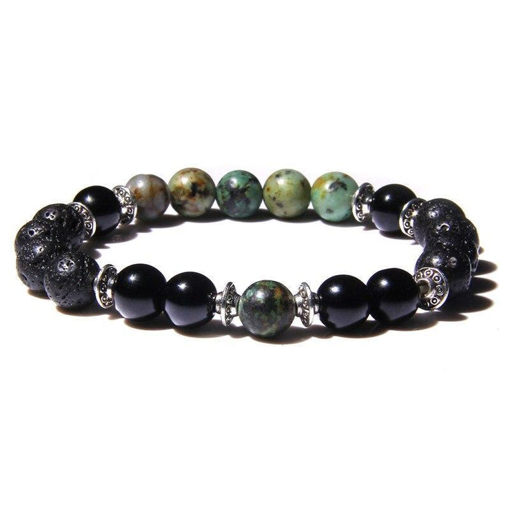bracelet homme perle couleur tendance