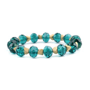 bracelet perle fantaisie femme vert
