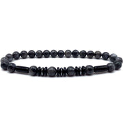 bracelet perle pour homme gris