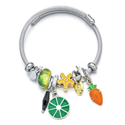 bracelet câble acier femme tendance