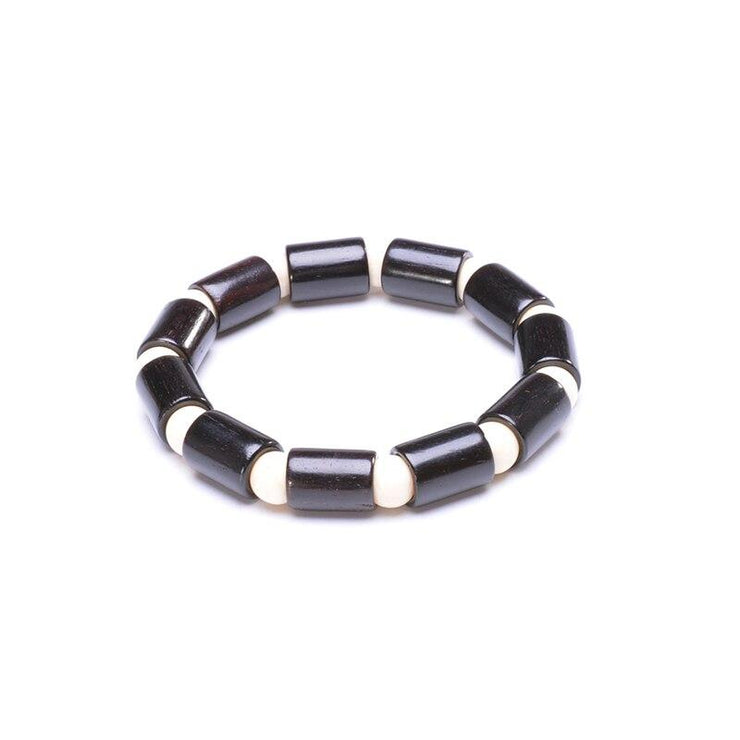 bracelet homme en bois noir