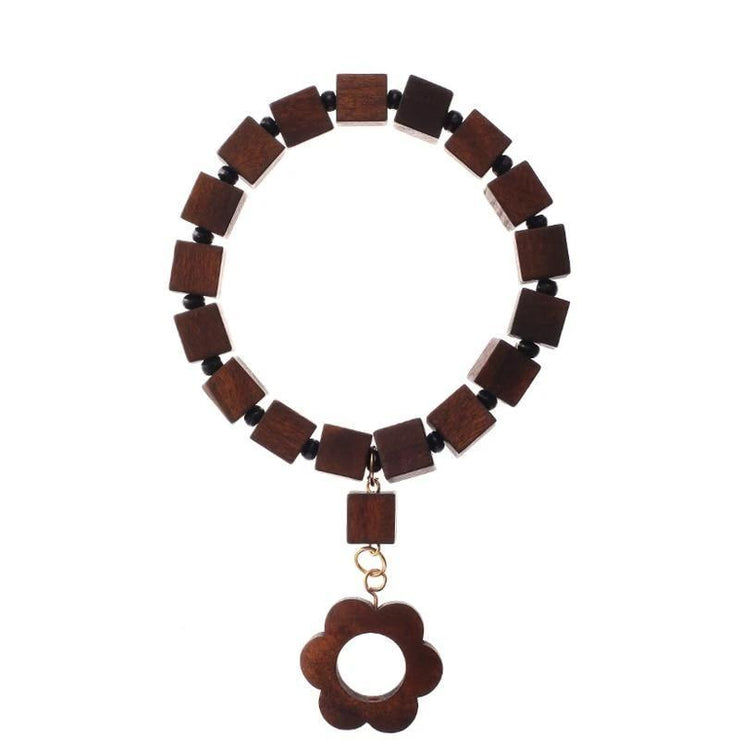 bracelet femme en bois tendance