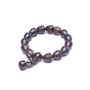 bracelet tibétain en bois marron