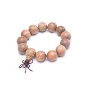 bracelet perle de bois homme 20 mm