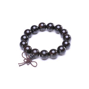 bracelet tibétain bois homme 20 mm