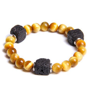 bracelet perle homme pas cher jaune