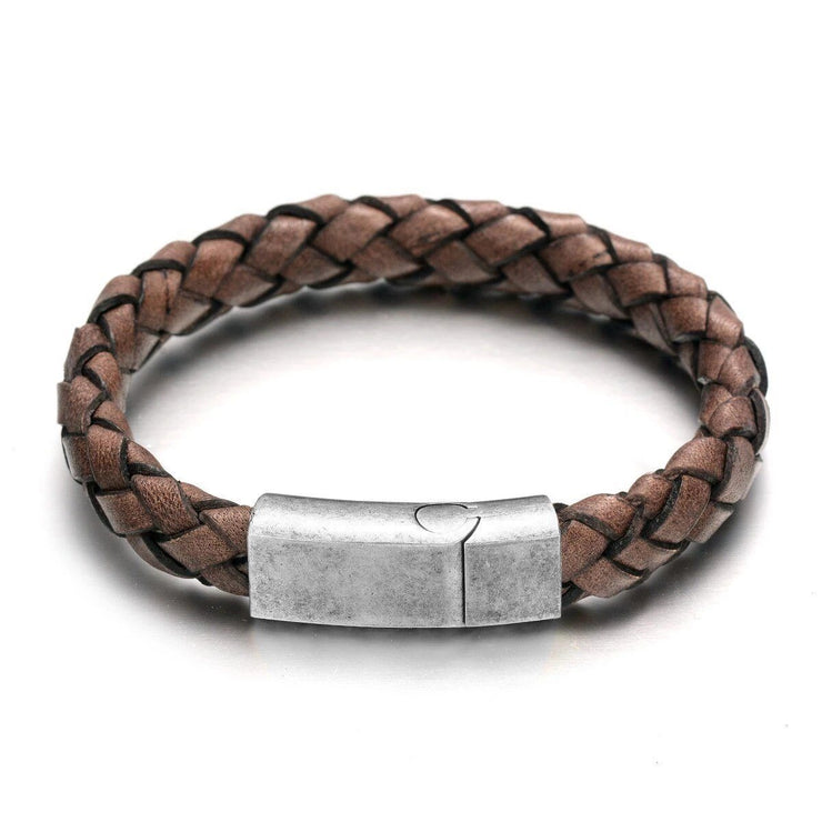 bracelet cuir homme pas cher beige
