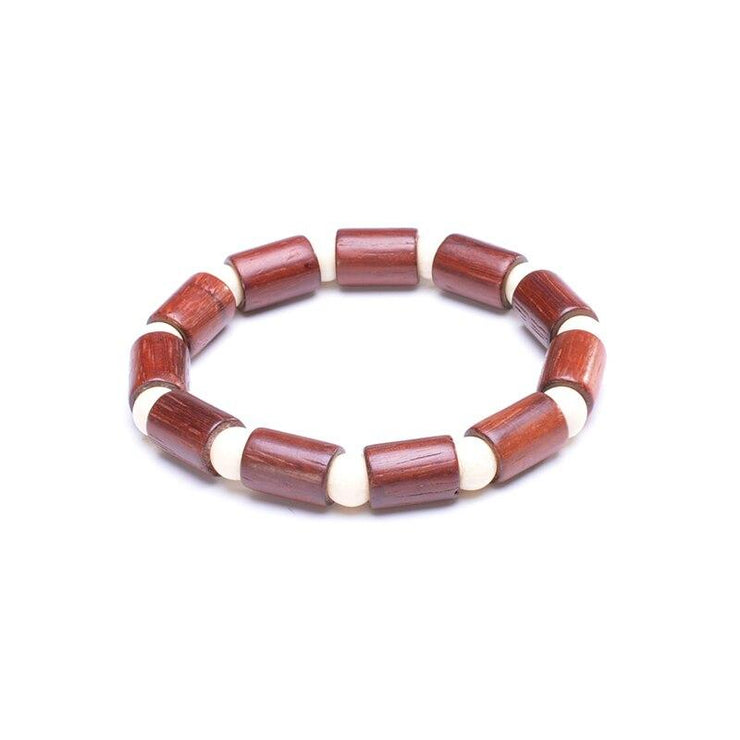 bracelet homme en bois marron