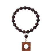 bracelet boule bois femme tendance