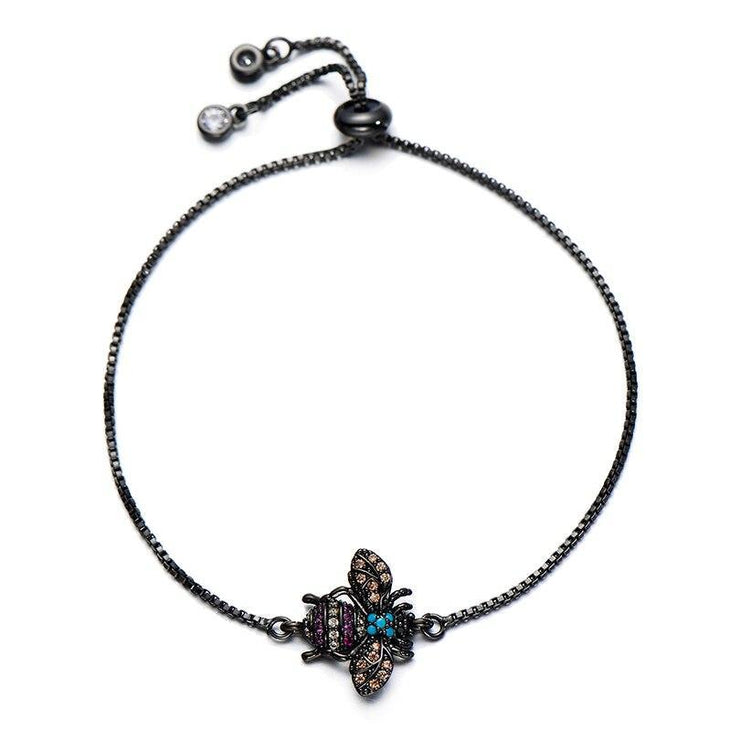 chaîne bracelet femme noir