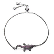 bracelet chaîne noir femme tendance