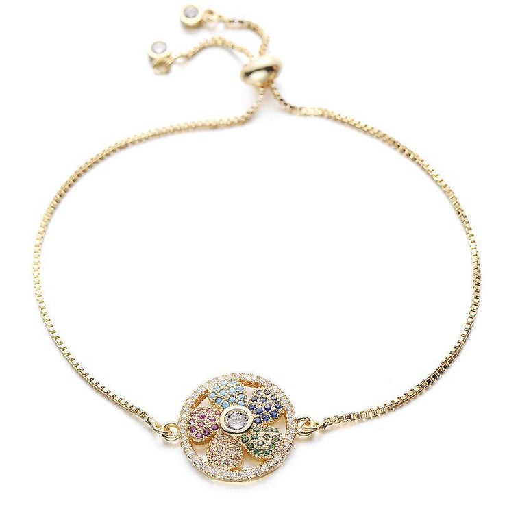 bracelet chaîne avec pierre femme