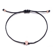 bracelet en cordon femme noir