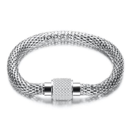 bracelet femme en acier inoxydable tendance