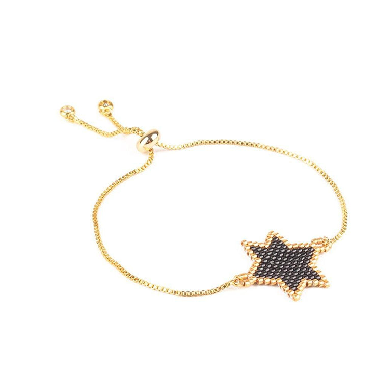 bracelet chaîne femme et perles miyuki