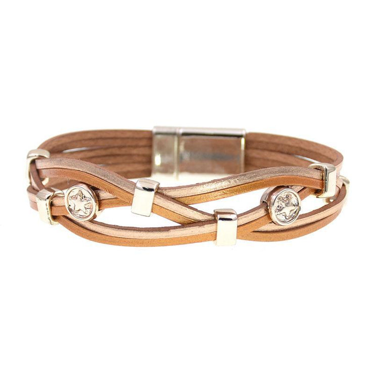 bracelet femme cuir pas cher