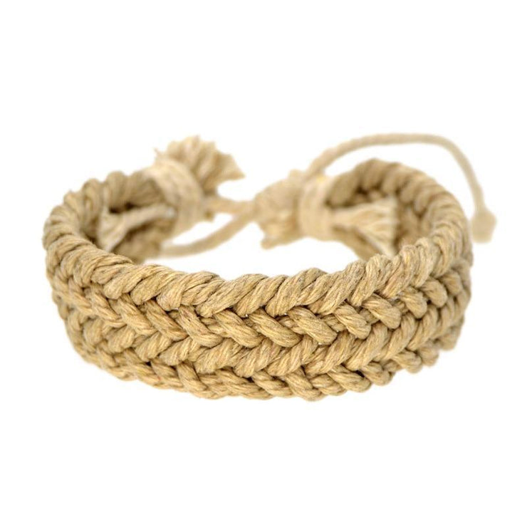 bracelet cordon pas cher beige