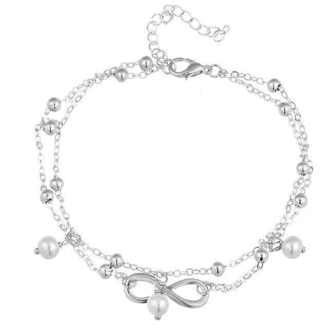 chaîne de cheville infini femme