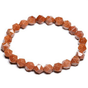 bracelet à perle femme orange