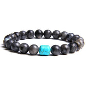 bracelet homme avec perle tendance