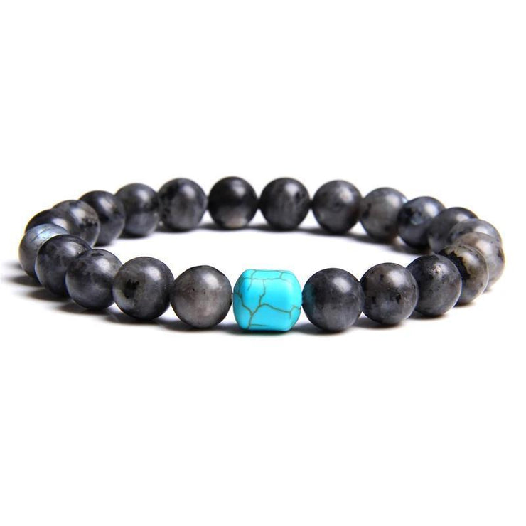 bracelet homme avec perle tendance