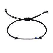 bracelet cordon original avec strass 