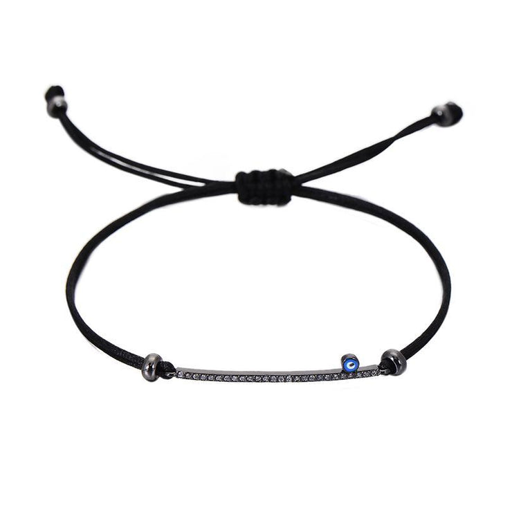 bracelet cordon original avec strass 