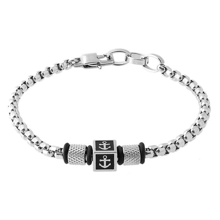 bracelet ancre argent pour homme