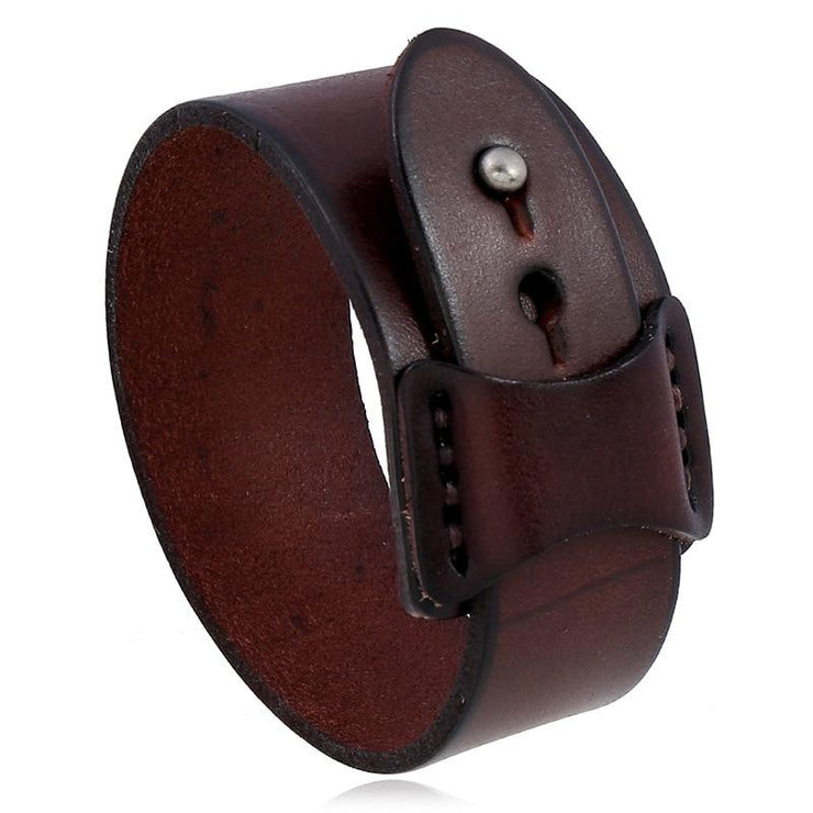 bracelet cuir marron pour homme