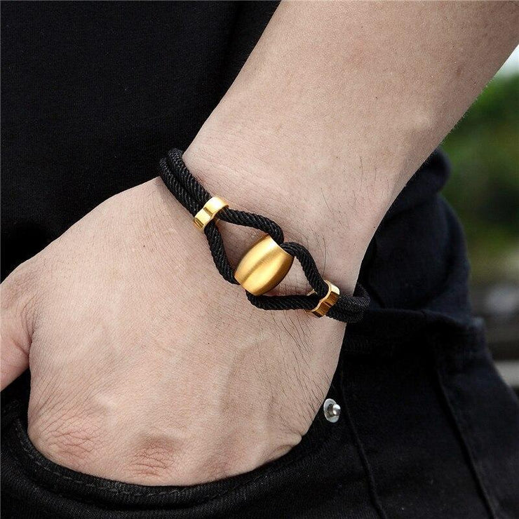 BRACELET CORDON HOMME LUXE - (CORDE)