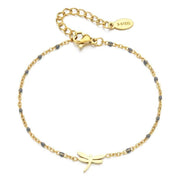 bracelet fin femme tendance doré