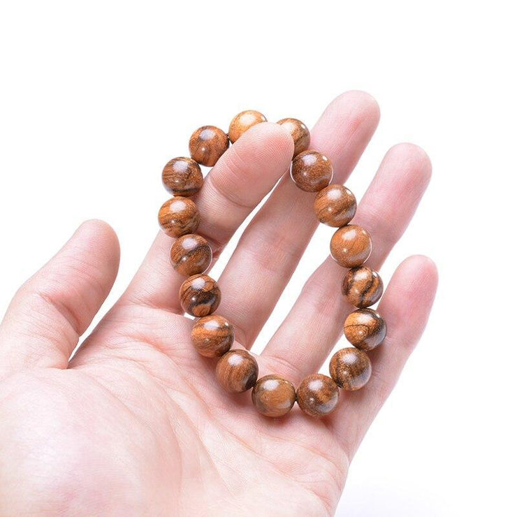 BRACELET BILLE BOIS HOMME - (PERLES)