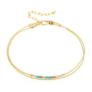 bracelet fin doré femme tendance