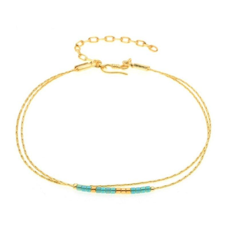 bracelet fin doré tendance pour femme