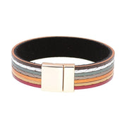 BRACELET CUIR COULEUR FEMME