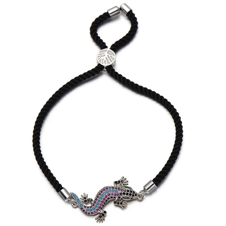 bracelet cordon femme luxe noir