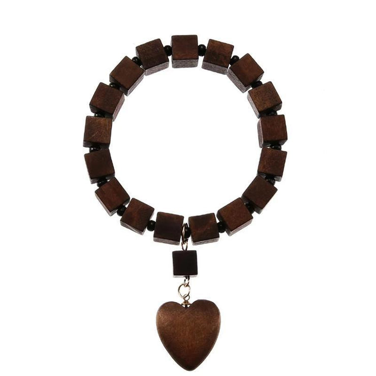 bracelet en bois femme tendance