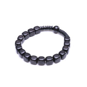 BRACELET EN BOIS HOMME - (NOIR)