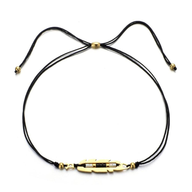 bracelet femme avec cordon noir