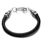 bracelet en cuir homme pas cher noir