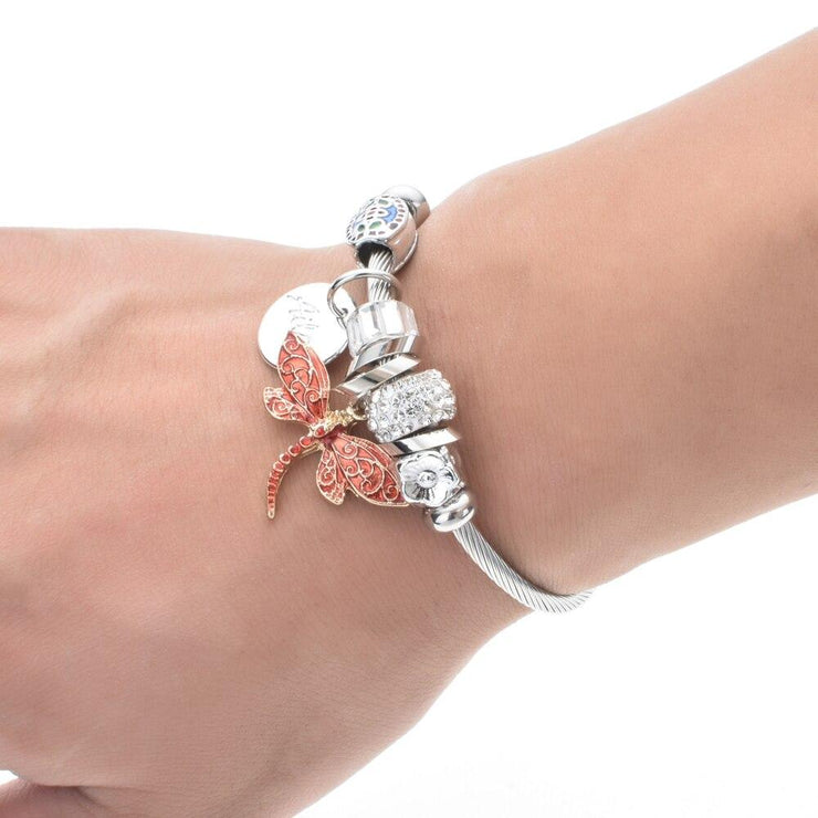 BRACELET FANTAISIE FEMME ACIER - (INOXYDABLE)