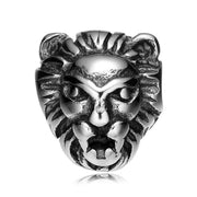 BRACELET HOMME PERLES TÊTE DE LION - (PIERRE)
